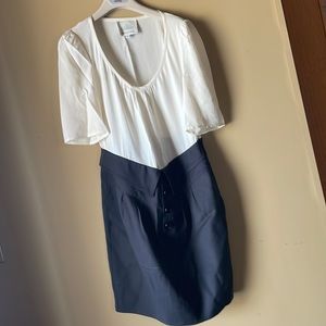 MADISON MARCUS SzM silk & wool career dress